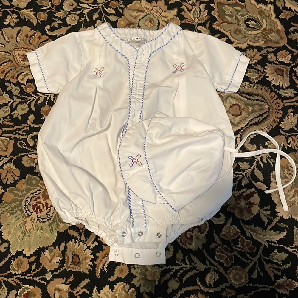 Baseball onesie